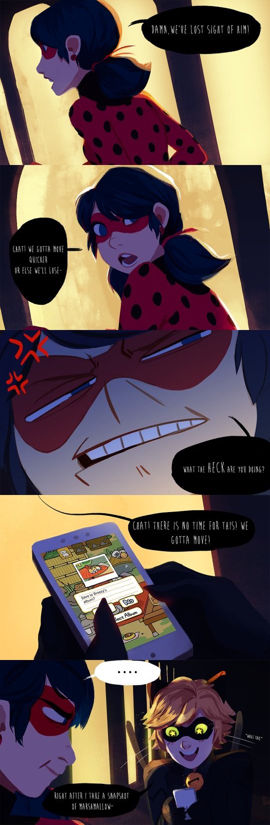 cat noir and ladybug comic